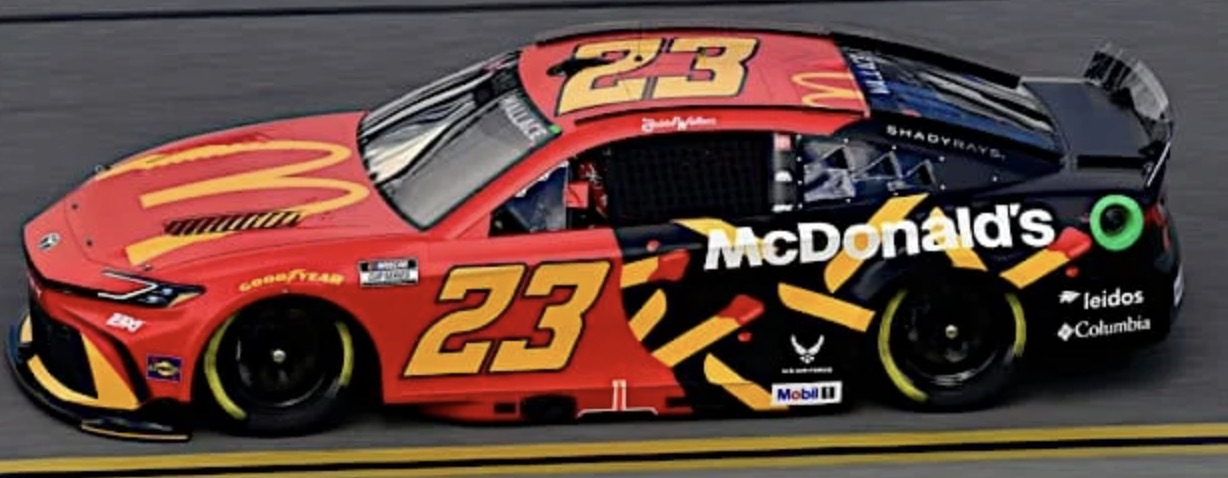 Bubba Wallace's #23 car