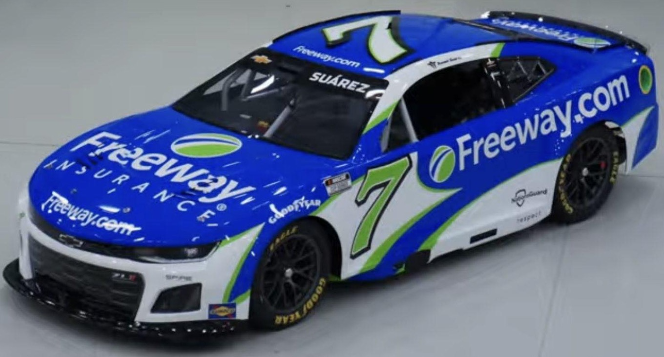 Daniel Suarez's #7 car