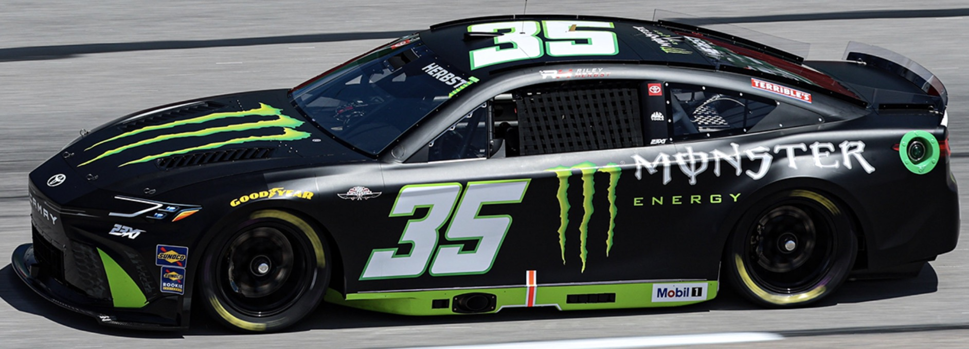 Riley Herbst's #35 car