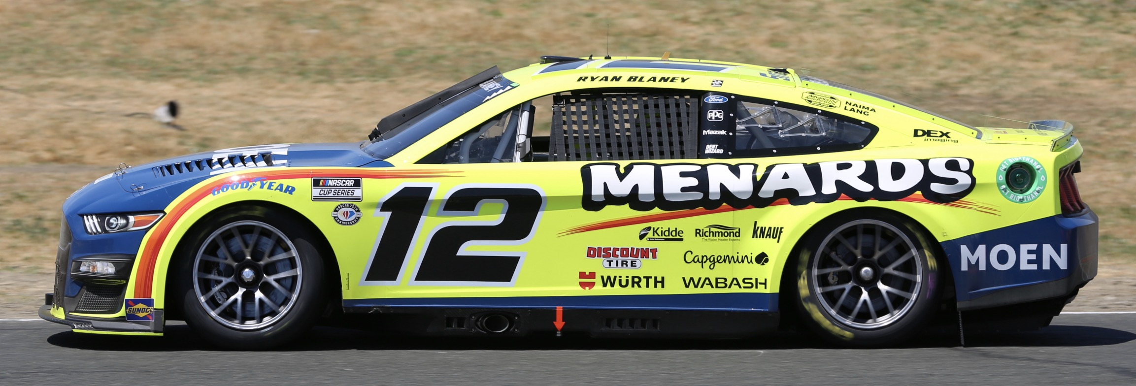 Ryan Blaney's #12 car